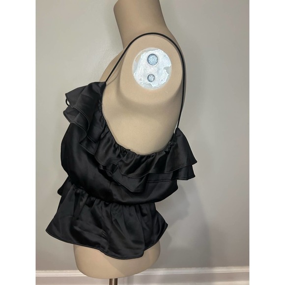 Topshop Satin Tank Spaghetti Strap Size 2 - Picture 2 of 4